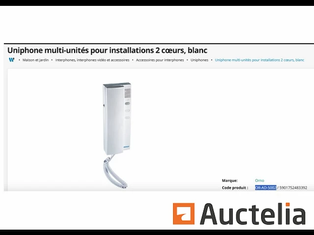 Multi-exemplaar intercom orno or-ad-5002 - afbeelding 2 van  4