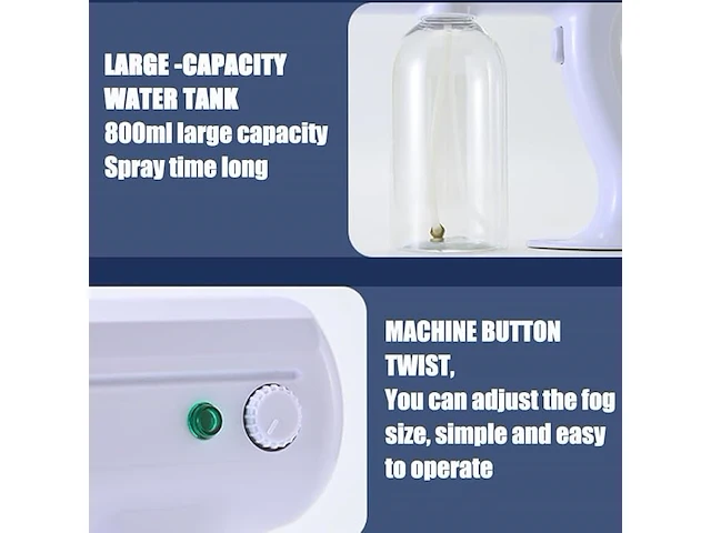 Multifunctioneel nano-stoompistool - afbeelding 2 van  4