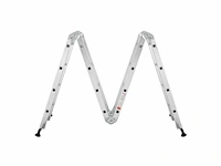 Multifunctionele aluminium ladder - 470 cm - afbeelding 4 van  7