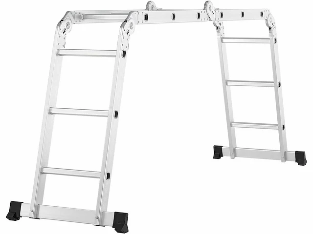 Multifunctionele aluminium ladder, 3x4 treden - 3,6 m - afbeelding 6 van  9