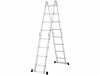 Multifunctionele aluminium ladder, 4x4 treden - 4,7 m - afbeelding 2 van  9