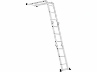 Multifunctionele aluminium ladder, 4x4 treden - 4,7 m - afbeelding 9 van  9