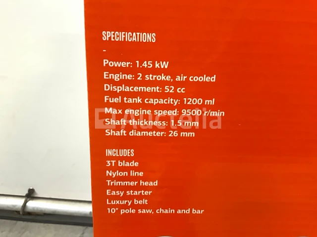 Multifunctionele snoeigereedschapsset daewoo damtx520 - afbeelding 12 van  12