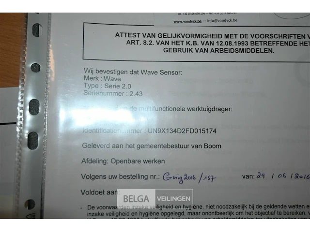 Multihog met wave weed control opbouw - afbeelding 12 van  22