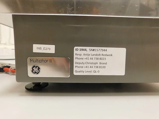 Multiphor - multiphor ii elektroforese + voeding (grote gels) - afbeelding 2 van  6