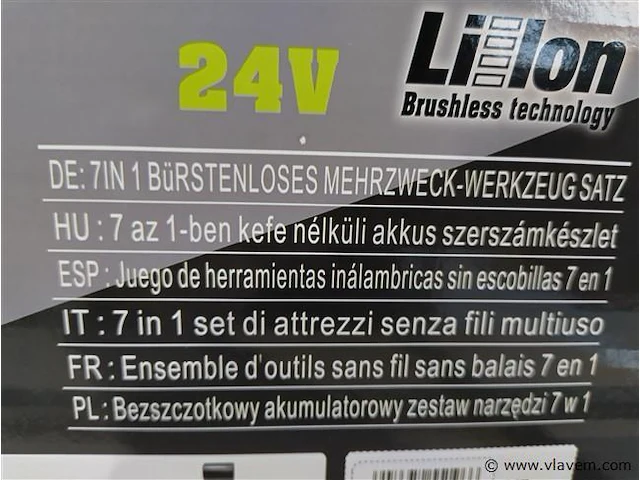 Multitool 7 in 1 schwartzmann, accugereedschap met meerdere hulpstukken - afbeelding 6 van  11