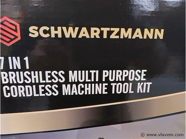 Multitool 7 in 1 schwartzmann, accugereedschap met meerdere hulpstukken - afbeelding 4 van  11