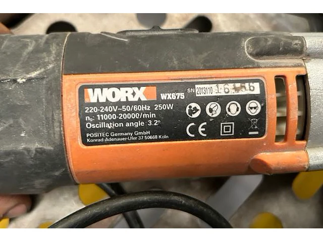Multitool worx - afbeelding 4 van  4