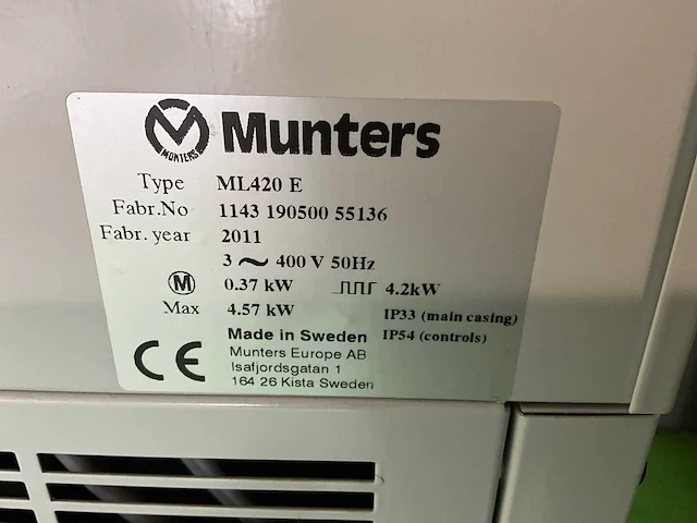Munster ml420 luchtdroger - afbeelding 4 van  5
