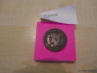 Munt napoleon iii dix centimes 1854 - afbeelding 1 van  2