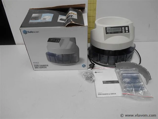 Munten telmachine safescan 1250 eur - afbeelding 1 van  1