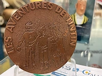 Munt/medaille op voetje - afbeelding 1 van  2