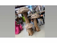 Mushroom set 3pcs h120, h80cm & h50cm - afbeelding 1 van  1