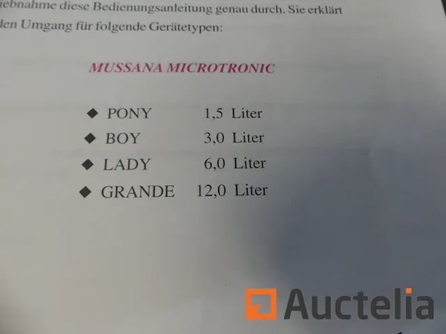 Mussana boy slagroom machine - afbeelding 5 van  9