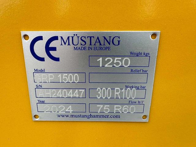 Mustang - grp 1500 - sorteergrijper - 2024 - afbeelding 2 van  10