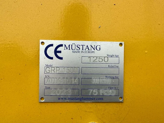 Mustang - grp1500 - voorzetapparatuur - 2023 - afbeelding 2 van  10
