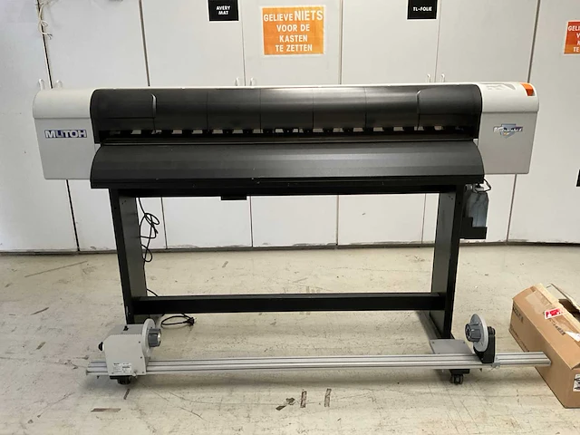 Mutoh vj-130e solvent printer + accessoires - afbeelding 6 van  13