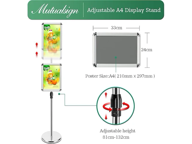 Mutualsign a4-standaard (6 stuks) - afbeelding 3 van  4