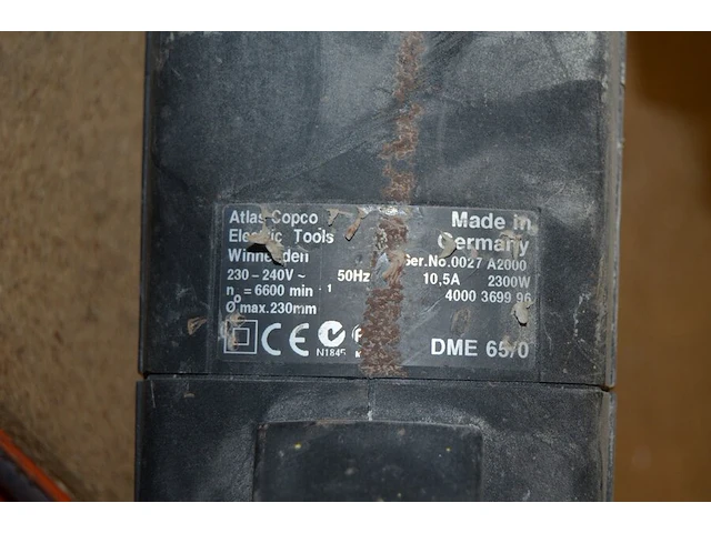 Muurfreesmachine atlas copco dme 65/0 - afbeelding 6 van  6