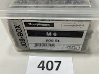 Muurpluggen m6 600 stuks - afbeelding 1 van  3