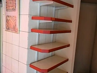 Muurrek met 7 leggers 70x35x150 - afbeelding 1 van  3