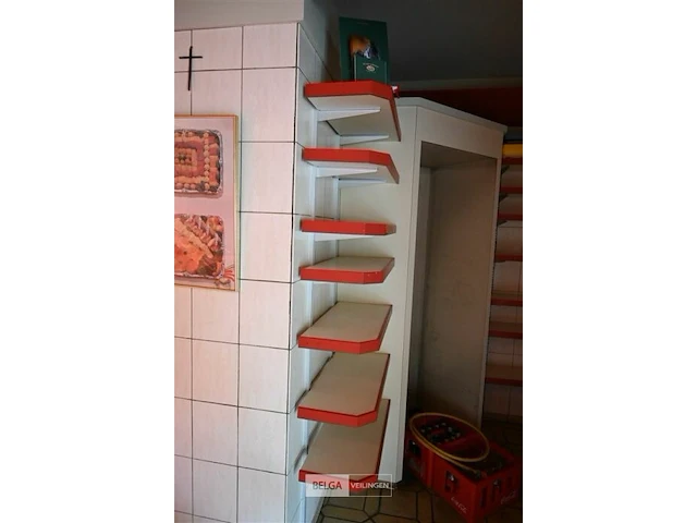 Muurrek met 7 leggers 70x35x150 - afbeelding 2 van  3