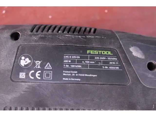 Muurschuurder festool met draagtas lhs-1225eq (4) - afbeelding 10 van  10