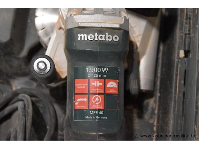 Muursleuffreesmachine metabo, mfe40 - afbeelding 2 van  2