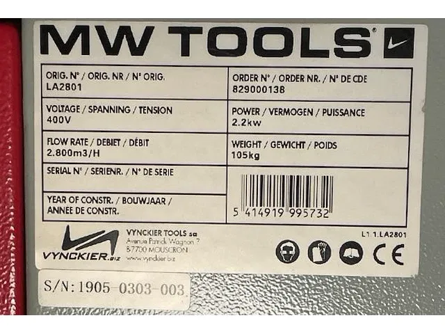 Mw tool mobiele rookafzuiging - afbeelding 2 van  10