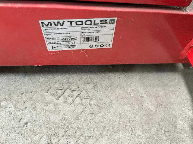 Mw tools tra6 transportrol - afbeelding 4 van  4
