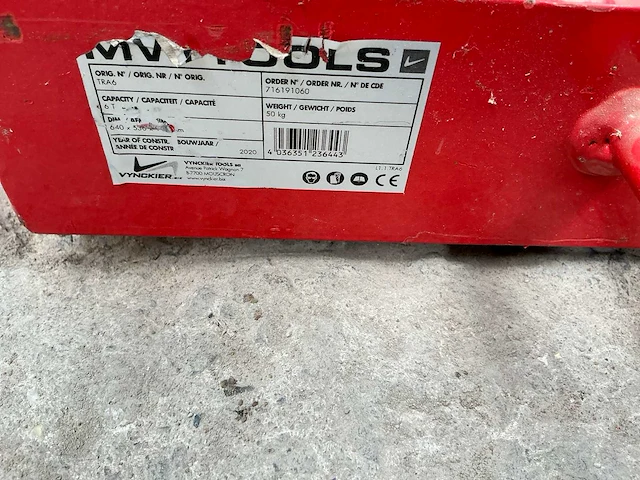 Mw tools tra6 transportrol - afbeelding 4 van  4