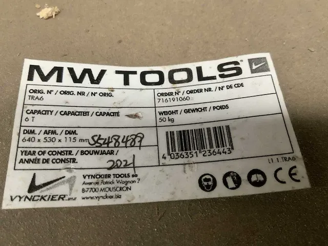 Mw tools tranportrollen (16x) - afbeelding 5 van  5