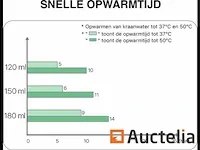 Mybambini's bottle warmer pro™ - draagbare baby flessenwarmer voor onderweg - wit - geschikt voor avent philips, chicco & dodie - afbeelding 3 van  6