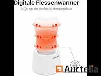 Mybambini's bottle warmer pro™ - draagbare baby flessenwarmer voor onderweg - wit - geschikt voor avent philips, chicco & dodie - afbeelding 5 van  6
