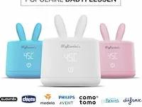 Mybambini's bottle warmer pro™ - draagbare baby flessenwarmer voor onderweg - wit - geschikt voor avent philips, chicco & dodie - afbeelding 6 van  9
