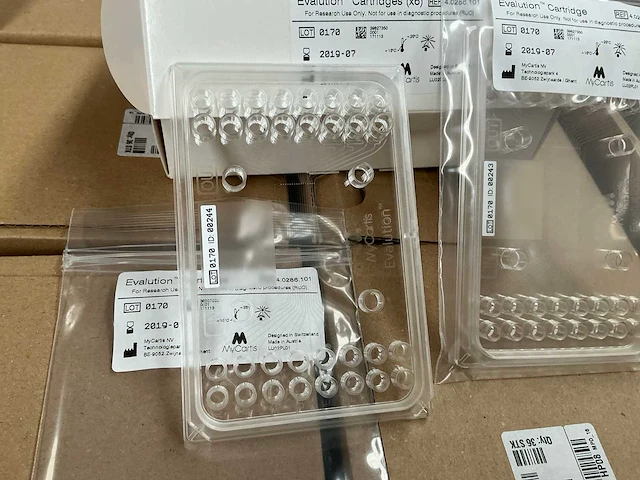 Mycartis evalution cartridges partij analysetrays - afbeelding 1 van  5