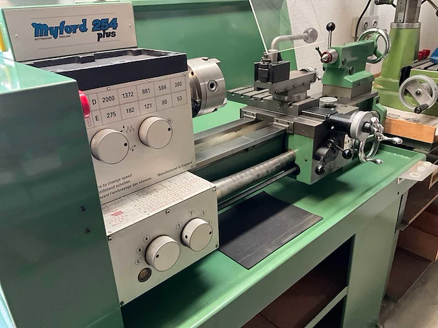 Myford 254 plus metalen draaibank - afbeelding 11 van  14