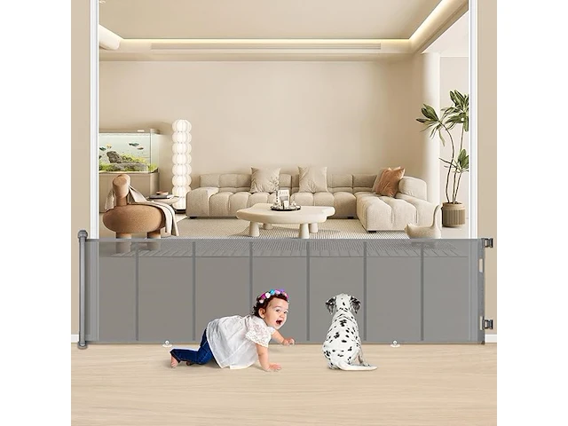 Mypin extra breed intrekbare traphekje, 0-300 cm - afbeelding 1 van  6