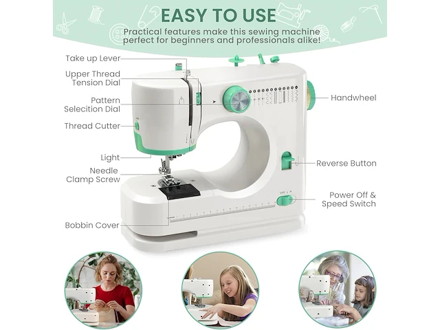 Naaimachine fhsm-520 - afbeelding 2 van  4