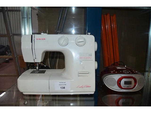 Naaimachine singer 1120, radio carrefour cbx801 - afbeelding 1 van  3