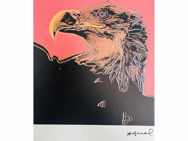 (naar) andy warhol - bald eagle - offset - afbeelding 4 van  7