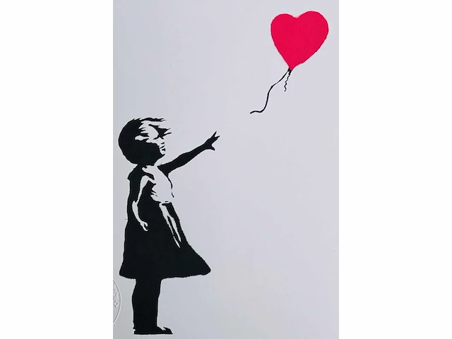 (naar) banksy - girl with balloon - print - afbeelding 1 van  7