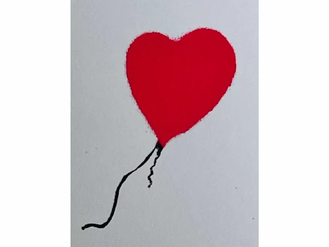 (naar) banksy - girl with balloon - print - afbeelding 3 van  7