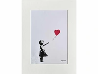 (naar) banksy - girl with balloon - afbeelding 2 van  3
