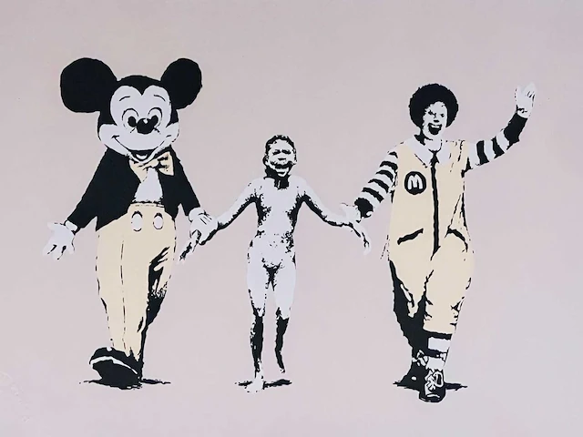 (naar) banksy - napalm - print - afbeelding 1 van  4