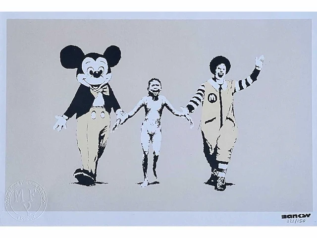 (naar) banksy - napalm - print - afbeelding 3 van  4