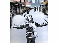 (naar) banksy - @new york - afbeelding 2 van  4