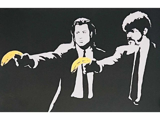 (naar) banksy - pulp fiction - afbeelding 1 van  4