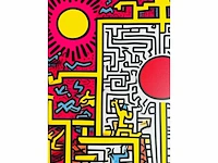 (naar) keith haring - kleurenprint op canvas - afbeelding 4 van  8
