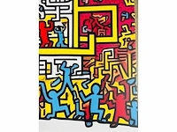 (naar) keith haring - kleurenprint op canvas - afbeelding 5 van  8